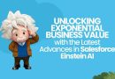 A blog on “Unlocking Exponential Business Value with the Latest Advances in Salesforce Einstein AI